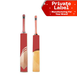 Batte de cricket en saule anglais à bout épais et profil de bord massif, battue à la main, de qualité supérieure, prête pour les matchs - Product Image 1