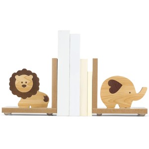 Handcrafted Teak Wood Animal Shaped <b>Bookends</b> | Wholesale B2B - Product Image 2
