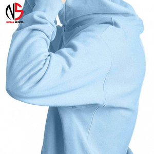 Sweat à capuche personnalisé pour homme, en coton, style streetwear, bleu ciel, polaire respirant, pull-over pour homme, vêtements de sport décontractés, sweat à capuche pour homme - Product Image 6