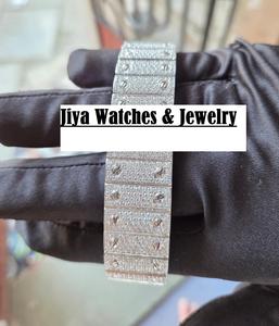 Moissanite Square Watch Brilliant Cut VVS1 Antique Hip Hop Luxury Fashion Quartz 40mm Stainless Steel Japanese Miyota - Product Image 4