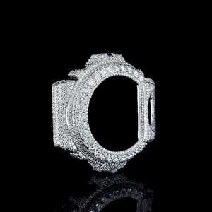 Bisel con Incrustaciones de Moissanita para DW-6900, Moissanita VVS1, Chapado en Oro - Product Image 3