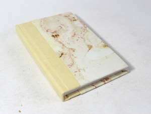 Designer White Marble Print Handmade Recycled Cotton Paper Note <b>Book</b> A5 Wood & Acid Free Hard Cover <b>Notebooks</b> Journal Diary - Product Image 2