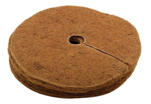 <b>Coconut</b> Fiber Tree Rings and Mulch Mats for Gardening Landscaping Biodegradable Eco Friendly Weed Barrier Mats Soil Protection - Product Image 2