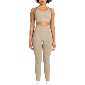 Conjunto de Yoga de Alta Elasticidad, Nuevo Estilo, Algodón, Precio Económico, Secado Rápido, Ropa Deportiva para Mujer, Conjunto de Yoga de 2 Piezas, Hecho en Pakistán, para Chicas - Product Image 1