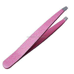 Pince à épiler professionnelle ASAP en acier inoxydable pour sourcils, pointe biseautée, durable, faite à la main, personnalisée, légère, pour maquillage - Product Image 1