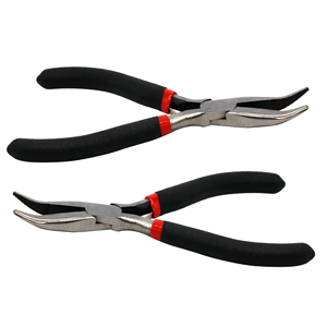 Outils de coupe pour extensions de cheveux à kératine, pinces à couper les liens des extensions de cheveux à kératine, poignées noires - Product Image 1