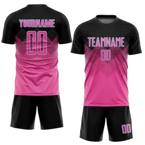 Sublimation <b>Printing</b> Solid Color Soccer Uniform For Adults High Quality Quick Dry Breathable Custom Football Uniform - Product Image 5