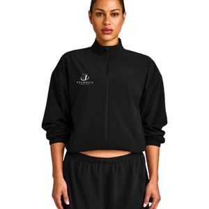 Women's Fashion Bonded <b>Jacket</b> <b>Lightweight</b> Athletic Windbreaker Full Zip Sportswear for <b>Running</b> Fitness Outdoor Activities - Product Image 1