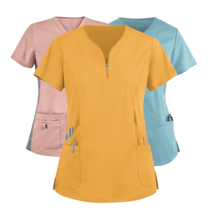 ODM/OEM - เสื้อเชิ้ตขัดทางการแพทย์แบบสวมใส่ เสื้อ jogger สไตล์สปอร์ต เสื้อผ้าทางการแพทย์สําหรับผู้ชายและผู้หญิงหรือ unisex - Product Image 5