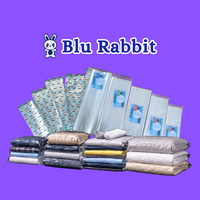Bolsas de Plástico Reutilizables para Lavandería de Polipropileno PP de 30 Micras, Marca Blu Rabbit, Extra Pequeñas, 30 x 50 cm, Hechas en Indonesia