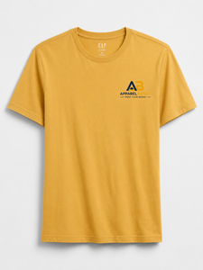 Camiseta de Manga Corta Casual para Hombre, Marca AMY, 100% Algodón, Corte Regular, Lisa, con Logotipo Personalizado al por Mayor - Product Image 1