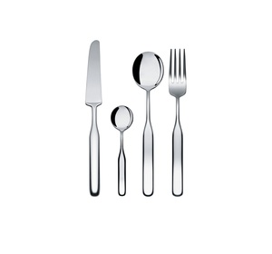 Ensemble de couverts classiques en acier inoxydable à prix d'usine, avec manches noirs modernes, pour la maison et l'hôtellerie - Product Image 3