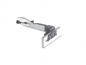 W-Type Axial Bonding <b>Pliers</b> Jaw Industrial Grade Flat Jaw Smooth Surface - Product Image 4