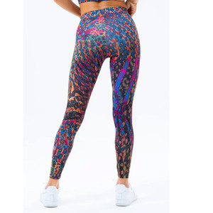 Women's High Waist Full Length Leggings Elephant <b>Pattern</b> Stretch Seamless Invisible Pocket <b>Knitted</b> Spandex Polyester Sporty All - Product Image 2