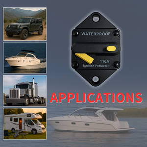 แผงวงจรกันน้ำสำหรับเรือ100A รีเซ็ตสวิตช์ได้ - Product Image 6