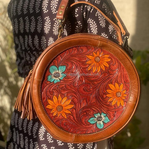 Nuevo estilo occidental Herramientas de mano Tallado Elegante Bolso Sling Bag Crossbody Hombro Boho Bolsos Mujer - Product Image 3