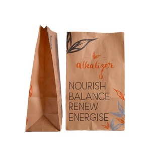 Bolsa de Papel Kraft Clásica para Compras, con Asa Flexiloop, Personalizable con Logotipo, Ecológica, Resistente, 100% Reciclable, para Llevar Comida - Product Image 5