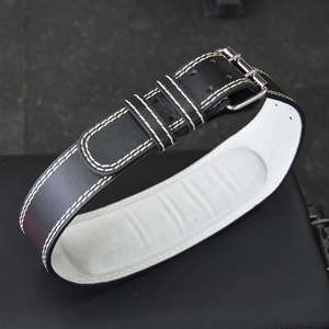 เข็มขัดยกน้ำหนักหนังแท้แบบกำหนดเองพร้อมโลโก้ขายส่ง - Product Image 4