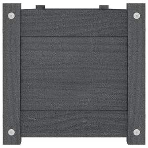 Jardinières surélevées en pin massif gris, de qualité supérieure, durables et de taille moyenne - Product Image 5