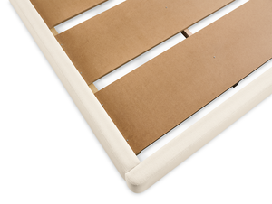 Cama Flotante Moderna al por Mayor |   Cabecera Tapizada para Cama con Estructura de Madera de Nogal - Product Image 3