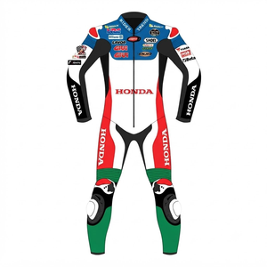 Premium ZondaCowhide/Kangaroo MotoCP Racing Suit Jumpsuit/Traje with CE Armor Protection Approved Gear - Product Image 1