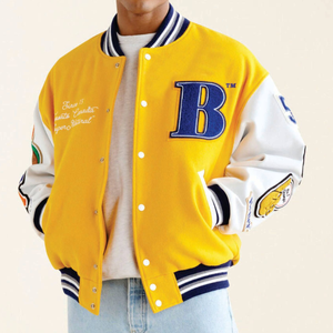 Patchs en chenille brodés personnalisés de haute qualité pour la vente en gros – Écologiques, imperméables, style vintage, pour blousons universitaires et Letterman - Product Image 1