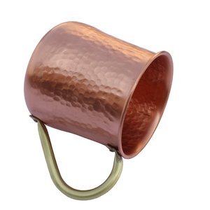 Mug en cuivre rustique idéal pour les boissons froides, les smoothies, les cocktails et les rassemblements en plein air, pour le café froid et les fêtes - Product Image 5