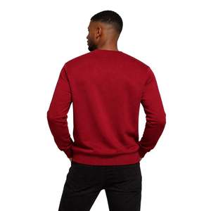 Kappa Alpha Psi Krimson & Kream Crest Chenille Pocket <b>Crewneck</b> True To Size Premium Fleece Embroidered Fraternity Apparel - Product Image 2