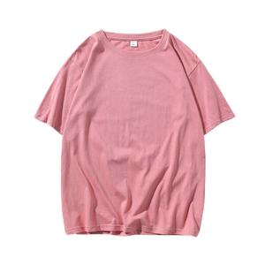 Men's Regular Fit Solid Color O-Neck Short Sleeve Cotton T-Shirt Casual Jersey Knitted Plain Dyed <b>Green</b> - Product Image 3