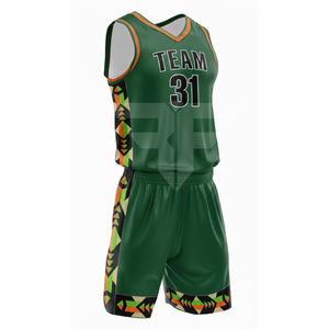 Uniforme de Baloncesto Personalizado para Equipo, Camiseta y Pantalones Cortos Reversibles, Conjunto Personalizable - Product Image 2