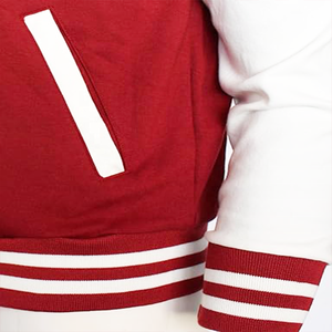 Veste d'hiver en laine personnalisée de haute qualité avec logo brodé, col montant, vêtements d'entraînement d'hiver - Vente en gros - Product Image 4