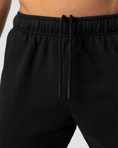 Pantalones Cortos de Hombre Personalizados 100% Algodón Tejido de Rizo Transpirable Ecológico con Cordón Ajustable Frontal Sólido Estilo Urbano OEM ODM Teñido Liso - Product Image 4