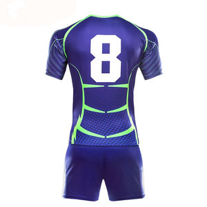 Ensemble de maillot de football pour homme, violet et vert, manches courtes, impression sublimée, tissu respirant, coupe ajustée, vêtements de sport pour toutes les saisons, uniforme sportif pour adulte - Product Image 3