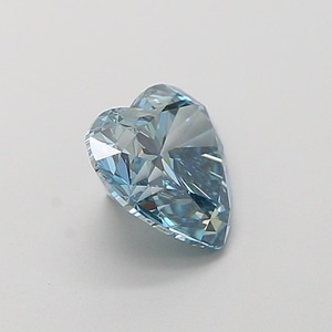 Diamant de laboratoire CVD de 1,35 carat, forme cœur, bleu vif fantaisie, clarté VS2, polissage excellent, pierre précieuse de luxe haut de gamme - Product Image 4