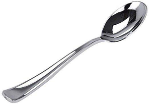 Ensemble de couverts en acier inoxydable argenté, mini cuillères à café, dessert, thé et miel, pour le camping, qualité alimentaire, nettoyage facile - Product Image 2