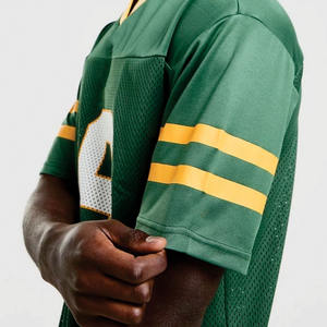 Camiseta de Fútbol Americano Premium para Hombre, Manga Corta, Unisex, Malla Transpirable, Diseño con Número Personalizado, Estilo Urbano y Casual, Venta al Por Mayor OEM - Product Image 6