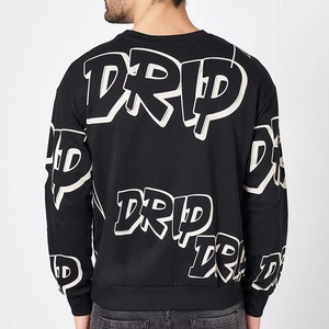Sweat-shirt à capuche pour homme de qualité supérieure, fabricant OEM en gros, broderie personnalisée, logo personnalisé, vêtements en molleton de coton, streetwear - Product Image 3