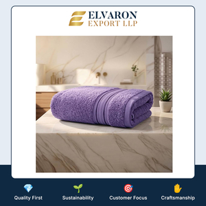Serviette de bain en coton à séchage rapide, serviette en tissu éponge doux pour hôtel, spa, salle de sport, complexe hôtelier et usage domestique quotidien - Product Image 6