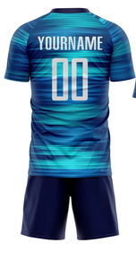 เสื้อฟุตบอลแบบซับลิเมชั่นสั่งทำพิเศษ คอกลม แขนสั้น แห้งเร็ว ผลิตจากโพลีเอสเตอร์ พิมพ์ชื่อทีม ใส่ได้ทุกฤดู เสื้อผ้ากีฬาสำหรับทุกเพศ - Product Image 4