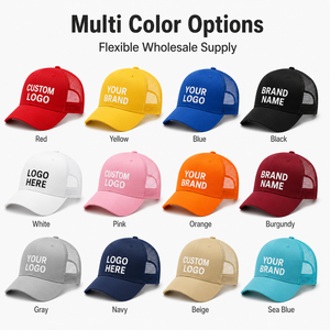 Gorra Trucker Vintage Lavada con Malla Trasera Ajustable y Cierre a Presión, Transpirable, para Uso Casual al Aire Libre y Estilo Urbano, Gorra de Béisbol - Product Image 6