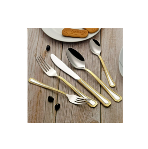 Juego de cubiertos de acero inoxidable plateado de alta calidad para cenas de moda y eventos especiales, restaurantes, juego de cubiertos decorativos. - Product Image 5