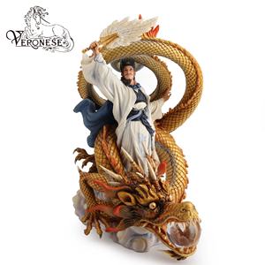 VERONESE DESIGN Hand-painted Luxury <b>Resin</b> <b>Sculpture</b> of Mohandas Mahatma Gandhi 23x13x33.5cm Home Decoration Art Collectible - Product Image 6