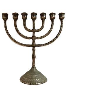 Menorah con Acabado Negro Más Vendida para el Hogar, Villas, Iluminación de Mesa, Uso Decorativo, Portavelas de Hanukkah - Product Image 5
