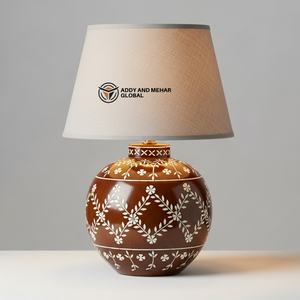 Modern Bone Inlay Table Lantern Aesthetic Floral Inlay <b>Ginger</b> <b>Jar</b> Light High-End Handicraft Decorative Accent Lamp with Custom - Product Image 1