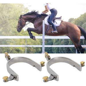 ผู้ผลิตมืออาชีพ เหล็กกล้าไร้สนิม อุปกรณ์ขี่ม้าแบบตะวันตก คันบังคับม้าแบบสเปน ทนทาน กันลื่น สำหรับนักขี่ม้า - Product Image 2