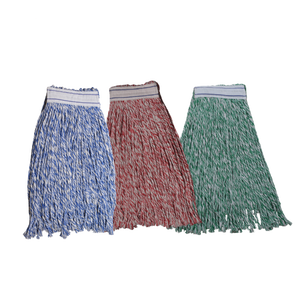 Vente en gros usine Mini serpillière auto-essoreuse en coton robuste, durable, réutilisable, écoresponsable, pour sols humides, usage commercial et industriel - Product Image 1