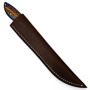 A&M Enterprises Handmade Customizable Fillet Knife with Stainless Steel Blade Resin Handle Feather Pattern-OEM Available - Product Image 2