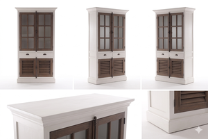 Gabinete Luna de Madera Sólida Ecológica, Diseño Minimalista y Duradero con Acabado Mate para Apartamento, Oficina, Pasillo, Grado Comercial - Product Image 5