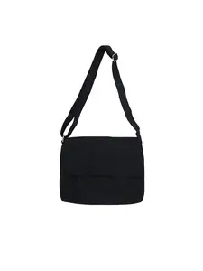 Bolsa mensageiro de lona feminina crossbody bolsa tipo estilingue bolsa coreana simples para estudantes à prova d'água