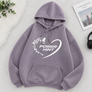 Vêtements de sport d'hiver écologiques, sweats à capuche en polaire 100% coton légers avec fermeture éclair et cordon de serrage pour unisexe - Product Image 5